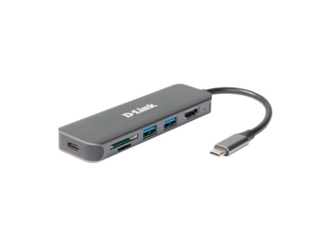 6-in-1 Usb-c Hdmi/card Reader/power