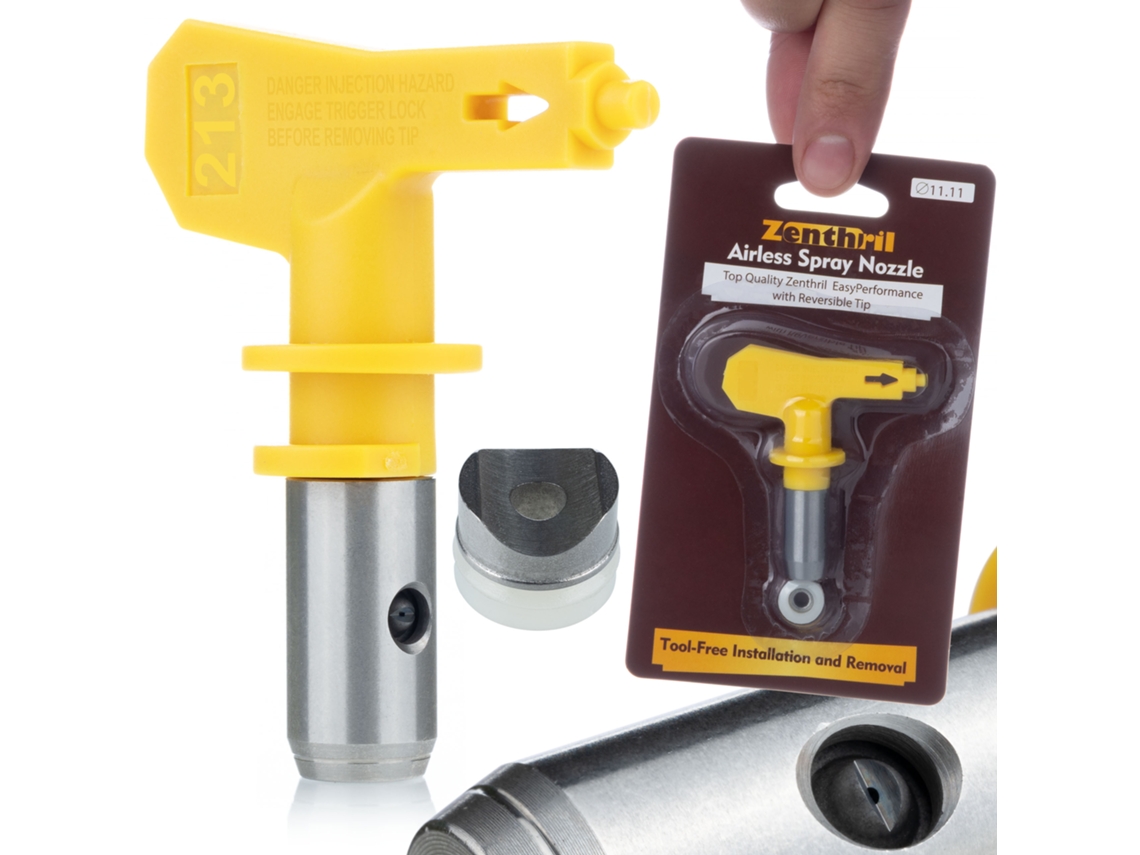 Boquilla de pulverización de alta presión modelo 213: precisión y durabilidad | Compatible con pulverizadores sin aire