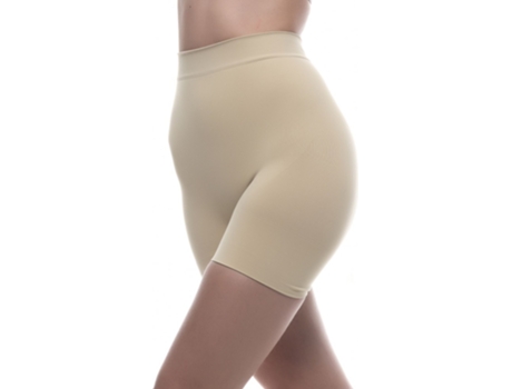 Pantalones Cortos Adelgazantes ANAISSA Lina Poliamida Mujer (S/M (34-38) - Nude)