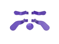 Palancas Y Púas De Acero Inoxidable Para Mando Elite Series 2, Color Morado Oscuro.