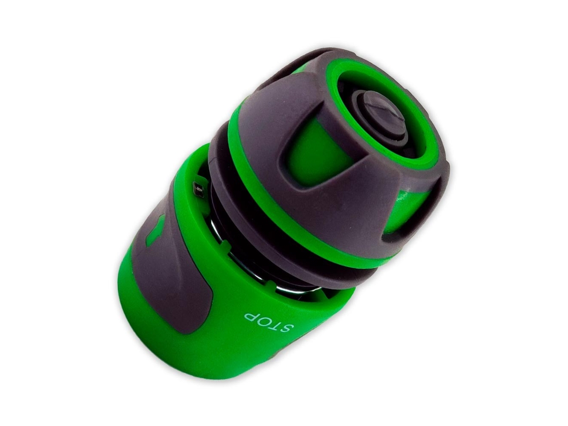 Conector Rápido Para Mangueras Con Aqua Stop 1/2 Riegopro