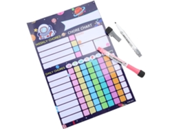 1 Juego De Tabla De Recompensas Reutilizable Para Niños Y Niñas, Organizador Magnético