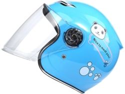 Casco De Bicicleta Para Niño/niña Con Visera Ancha Transparente Y Protección Completa.