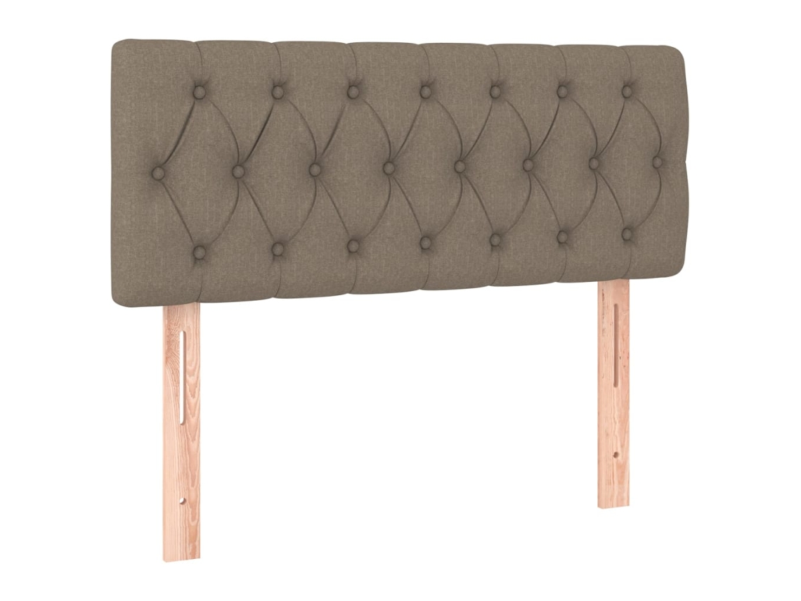 Maison Exclusive - Cabecero De Tela Gris Taupe 100x7x78/88 Cm