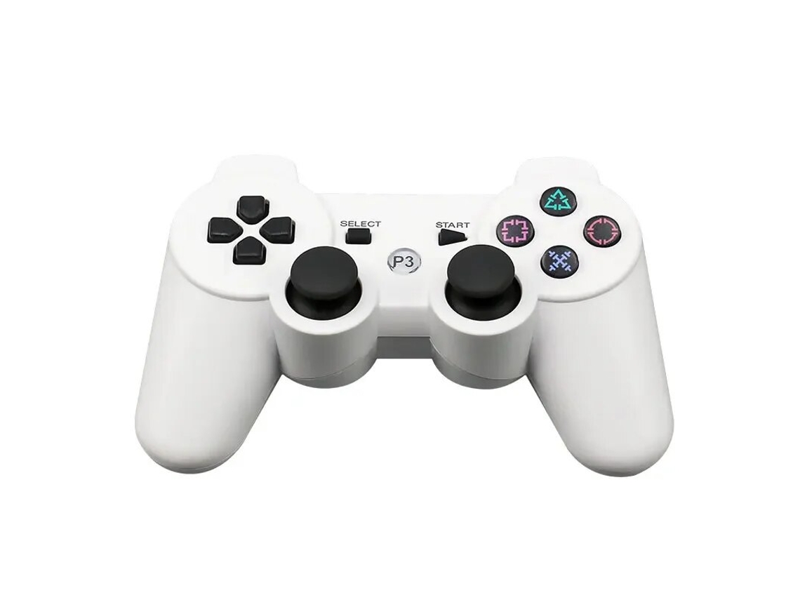 (blanco) Controlador Inalámbrico Bluetooth, Gamepad Ultrafino, Joystick De 6 Ejes, Con Función De Vibración Dual