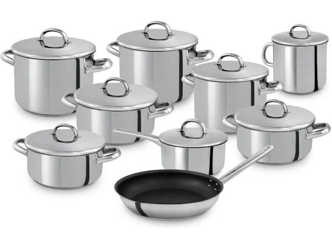 Batería de Cocina SILAMPOS 9Pçs Europa
