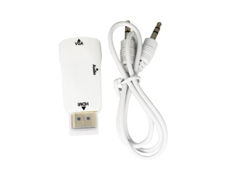 Adaptador HDMI compatible a VGA hembra, convertidor de Cable de Audio FHD para PC, portátil, TV Box, proyector de pantalla de ordenador