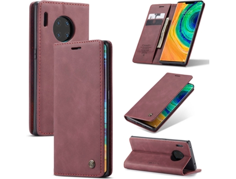 Funda Huawei Mate 30 Pro CASEME Libro Elite Púrpura