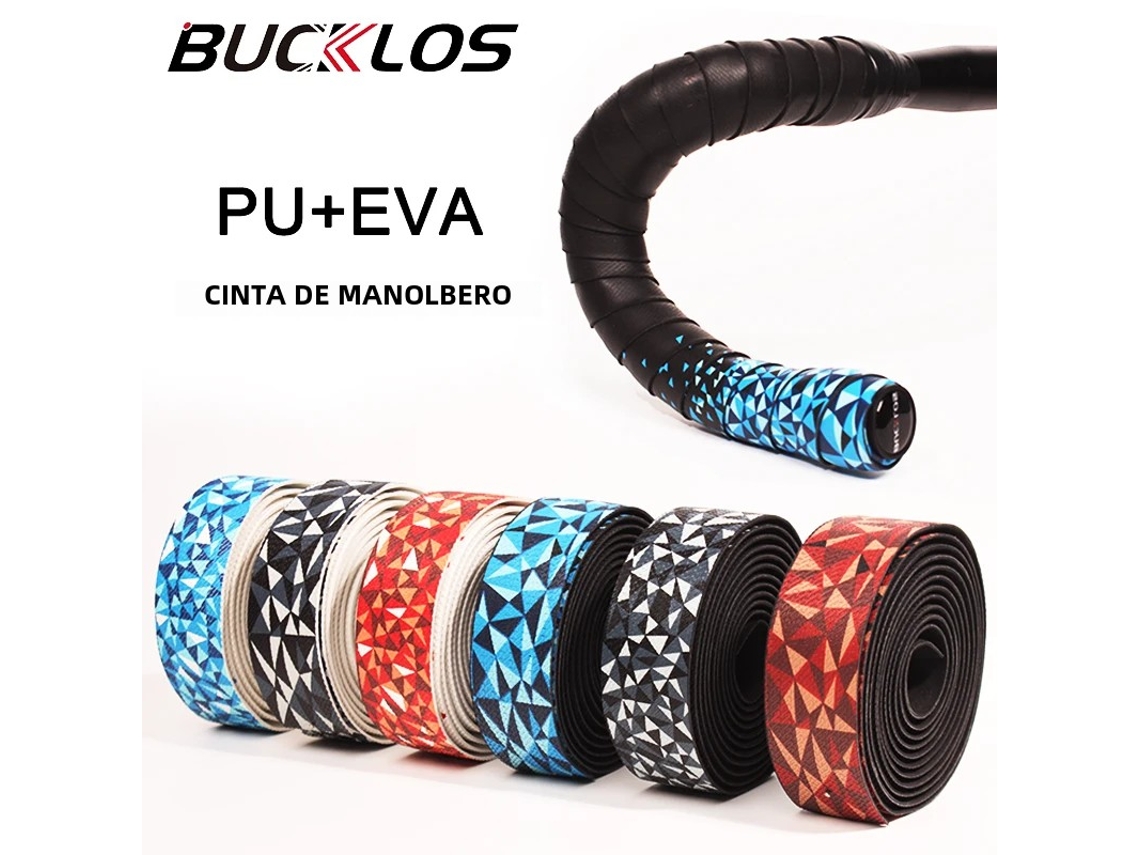 Cinta para manillar de bicicleta Bucklos EVA, antideslizante y con absorción de impactos.