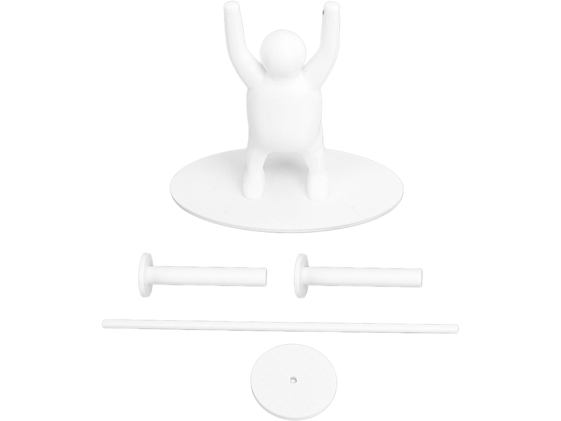 Divertido Soporte Para Papel Higiénico Con Forma De Levantador De Pesas. De Plástico Impreso En 3d