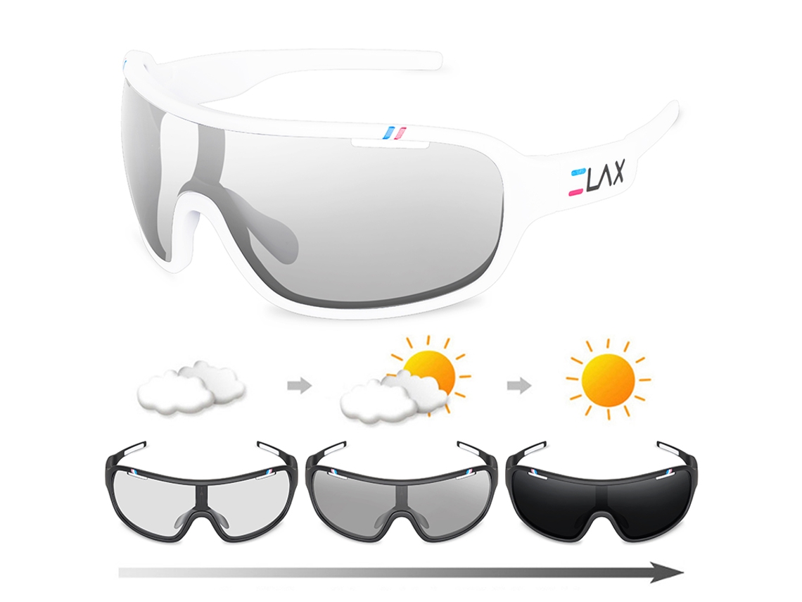 Óculos de Ciclismo UNISSEX com Proteção UV400, Lentes Fotocromáticas e Função Solar MDUG (estilo 6)