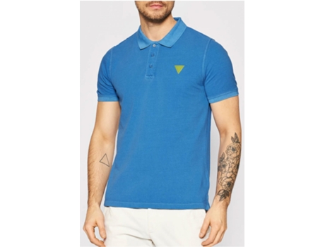 Polo GUESS JEANS Algodón Hombre (L - Azul)