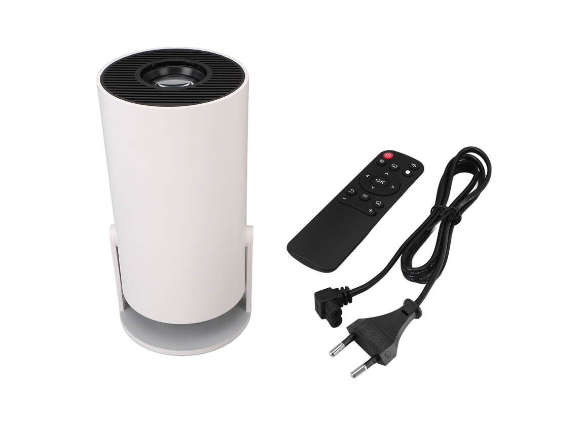 Proyector inteligente con rotación de 270 grados y corrección automática