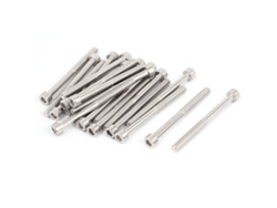 Unidades Tornillo Hexagonal 304 Rosca M6x70mm, Color Plata, 20 (8d2a6424016ebdede7ca8360f396d95a)