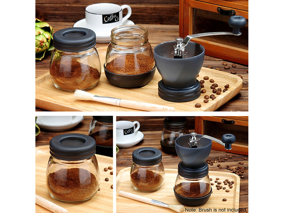 Molinillo De Café Manual Portátil Con Placa De Molienda De Cerámica Ajustable Para Granos De Café.