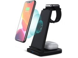 Estación de Carga Sem Rápido Certificação para iPhone XR/11/12 YIZHOOD Negro