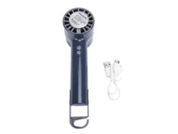 Ventilador de refrigeración portátil recargable por USB - Silencioso y frío - Azul marino