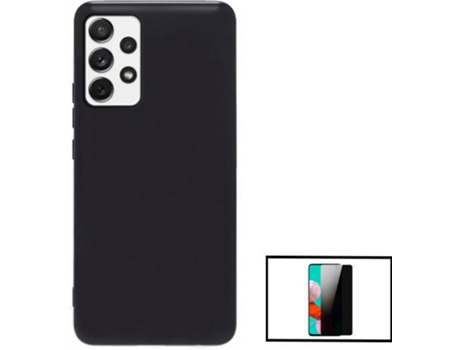 Kit Carcasa + Protector de Pantalla Privacidad Samsung Galaxy A52s 5G G4M Negro