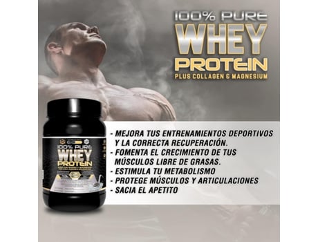 Proteína Whey HEALTHY FUSION Whey Protein Puro com Colágeno e Magnésio Melhore Seus Treinos Protege e Aumenta a Massa Muscular Biscoito 1Kg