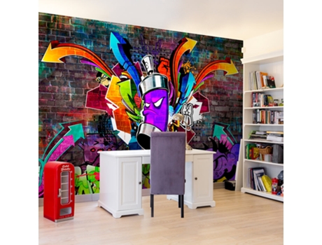 Papel Pintado Graffiti: Colourful attack 350x245