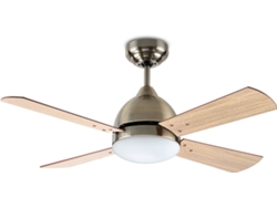Ventilador de Techo LEDS·C4 VE-0006-PAT (160 W - Marrón)