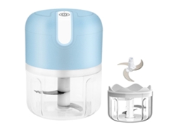Mini Procesador De Alimentos Inalámbrico, Resistente Al Agua, Para Ajo, Jengibre, Verduras, Frutos Secos, Azul.