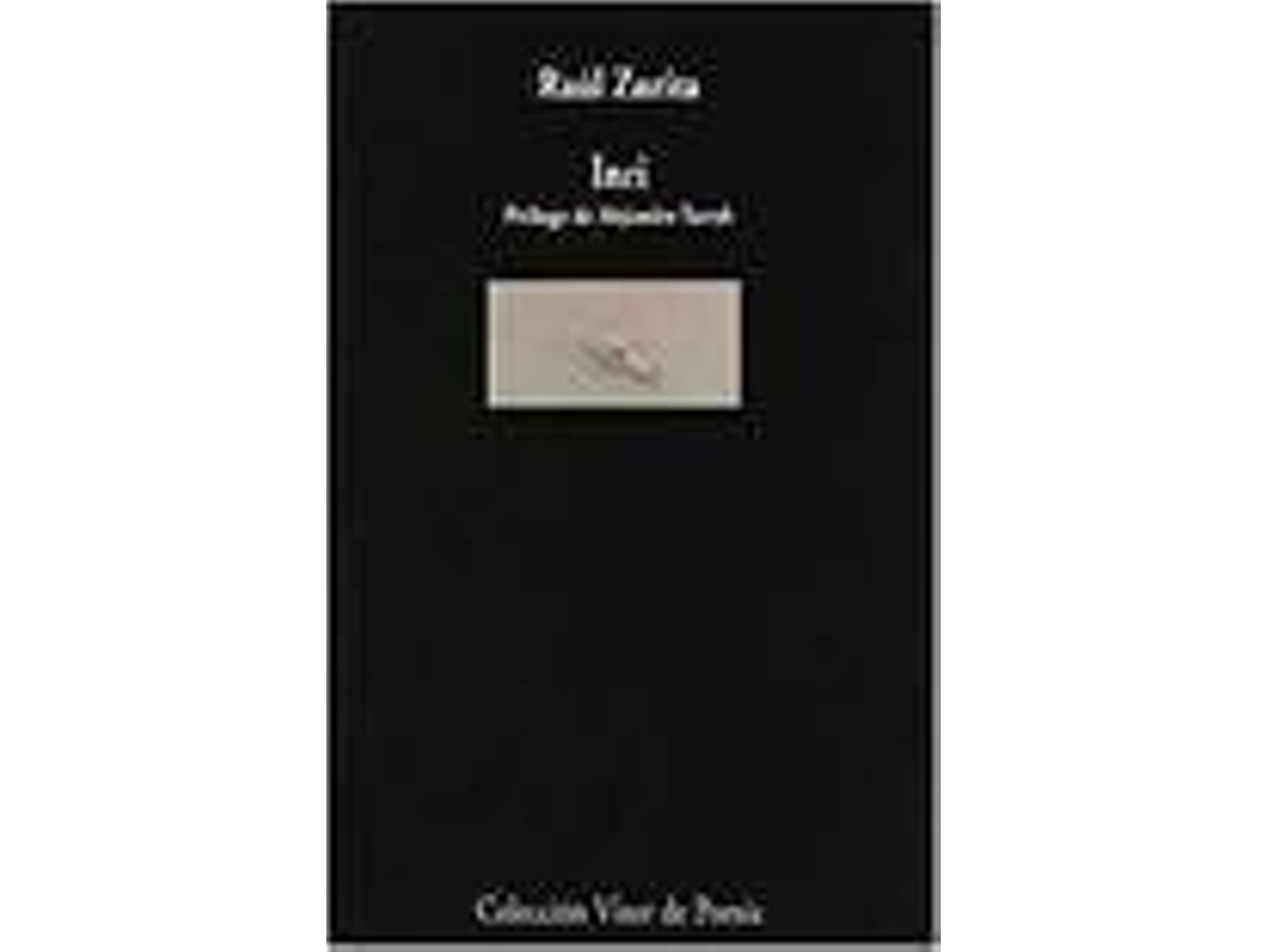 Libro Inri de Raul Zurita (Español)
