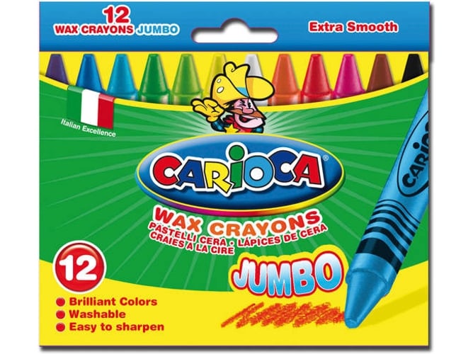 Lápiz de Color CARIOCA (12 Un - Multicolor)