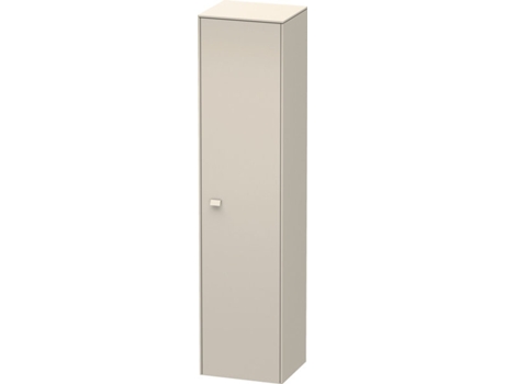 Gabinete alto DURAVIT Brioso 177,0x42,0x36,0 cm 1 puerta bisagra derecha 1 estante de madera 3 estantes de vidrio
