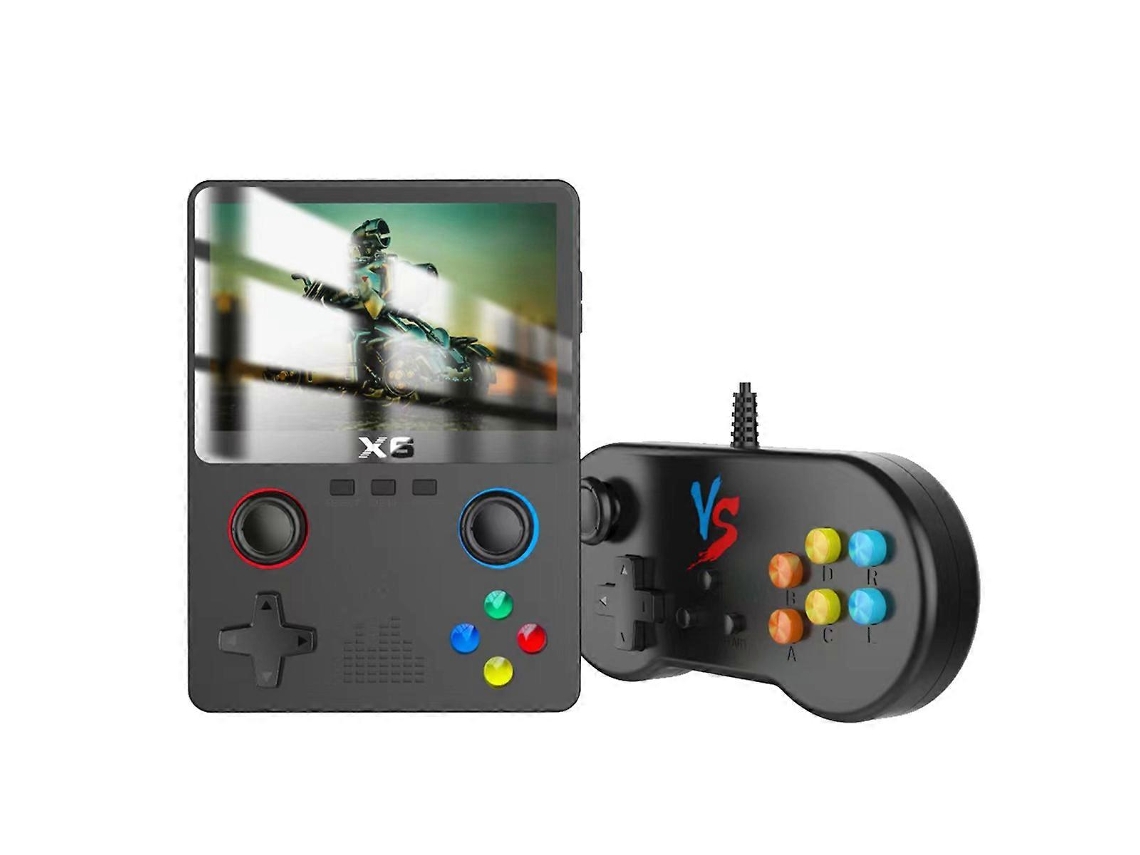Consola De Videojuegos Portátil X6 Con Más De 10 000 Juegos, Pantalla Ips De 3,5 Pulgadas, 11 Simuladores, Para Dos Jugadores (b)
