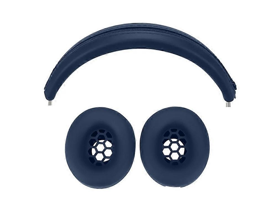 Para auriculares Beats Studio Pro, juego de almohadillas de silicona, funda para diadema, Deep Blue Chennnls