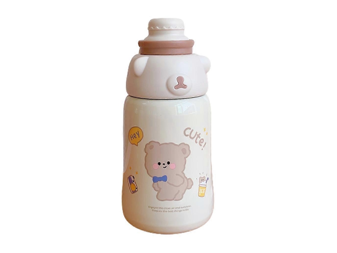 Termo portátil de 1130 ml con diseño de dibujos animados para niños y estudiantes. Ly Ebike