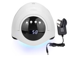 Lámpara de secado LED UV Rebe Smart de 168 W para máquina de curado de esmalte de uñas en gel profesional, enchufe de 110-240 V (EE. UU.)