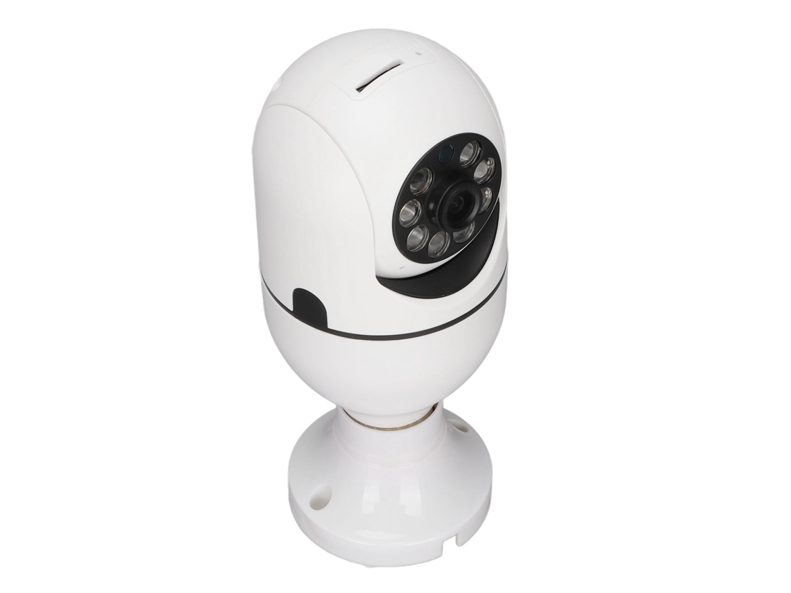 Bombilla E27 Cámara Wifi Inteligente Transmisión En Tiempo Real 1080p Intercomunicador Dual Tuya