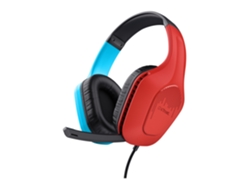 Auriculares Gxt Zirox Cablato Padiglione Gaming Nero Ciano TRUST Negro