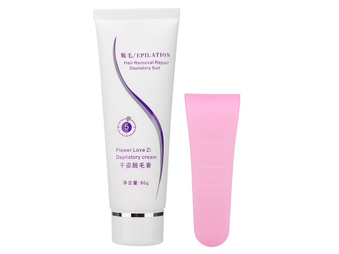 Crema depilatoria unisex 80 g para cuerpo, piernas y axilas