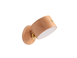 Luminária de Parede Led .alimentada por Bateria,porta de Carregamento Usb, Esfera Magnética com Rotação 360° CZHHMART