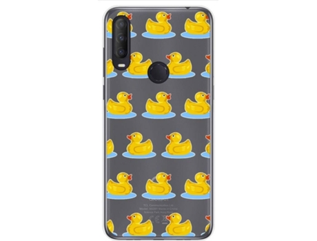 Carcasa Alcatel 1S 2020 TUMUNDOSMARTPHONE Dibujos Transparente Multicolor