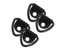 Puntos De Anclaje Para Camping De 4 Piezas, Gancho Para Coche, Anillo De Remolque Metálico, Montaje En Superficie