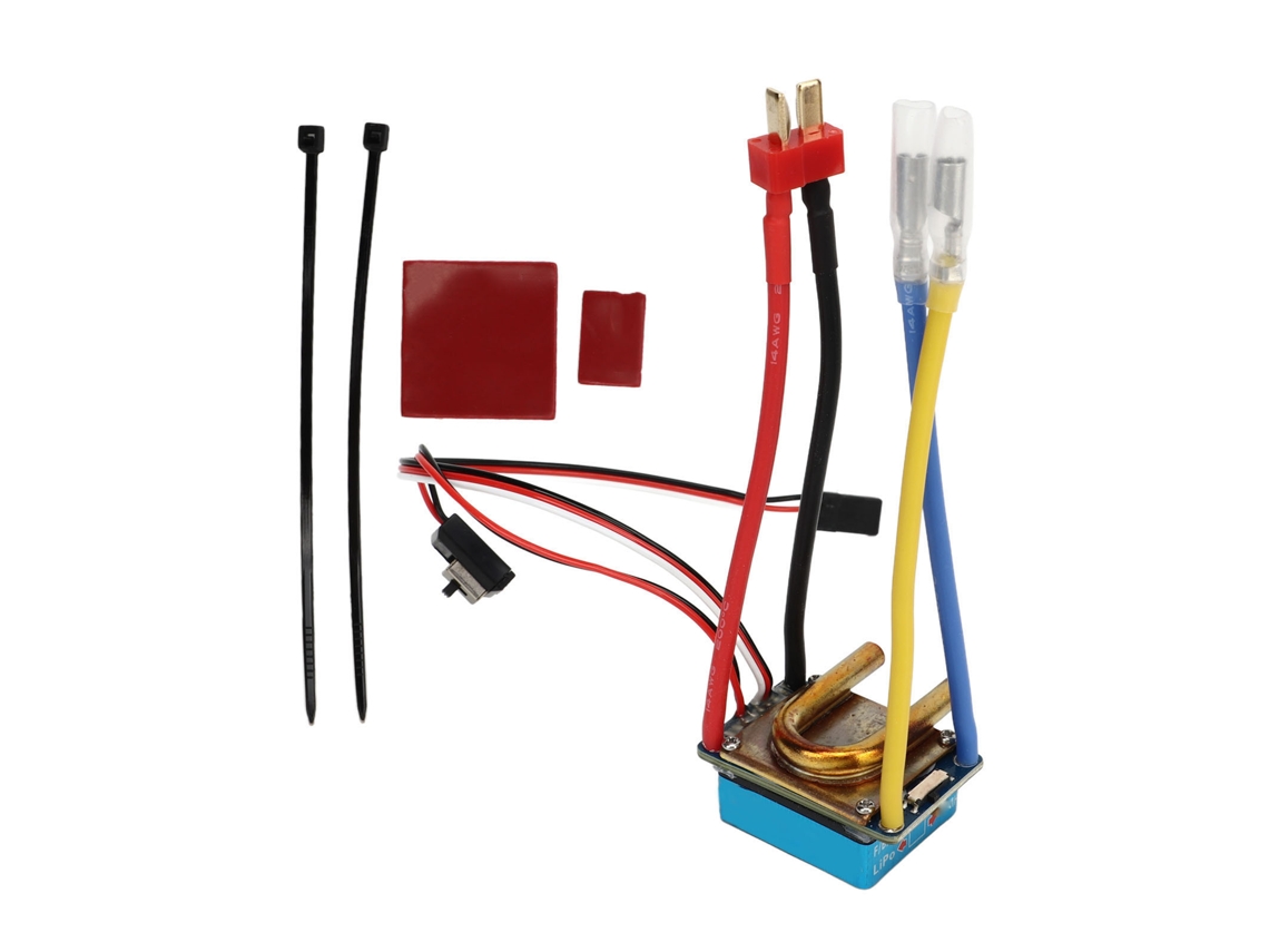 Mali esc de Motor de Escova Rc Bidirecional 480a À Prova D'água para Carro, Caminhão, Barco 1/8