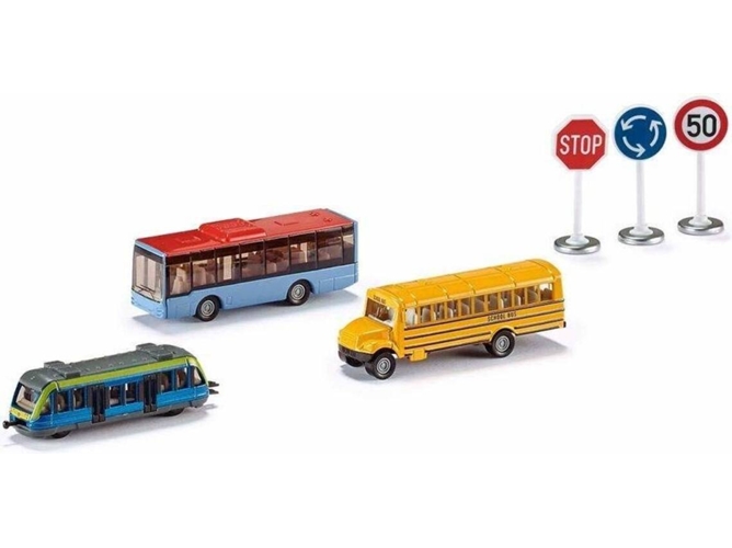 Conjunto Transportes Urbanos SIKU de Jugar (Edad Mínima: 3 - Transportes)