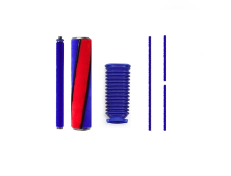 Kit de tiras de felpa con cepillo de rodillo suave para aspiradora Dyson V6 V7 V8 V10 V11, piezas de repuesto de cabezal de rodillo suave