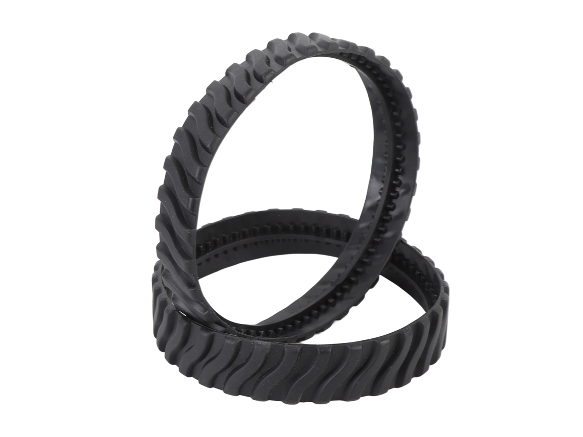 2 Piezas De Orugas De Neumáticos De Goma Para Limpiador De Piscinas Mx6 Mx6 Elite Mx8 Mx8 Elite