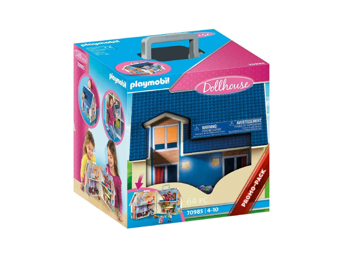 PLAYMOBIL PLAYMOBIL City Life: Casa de Muñecas Maletín (Edad Mínima: 4)