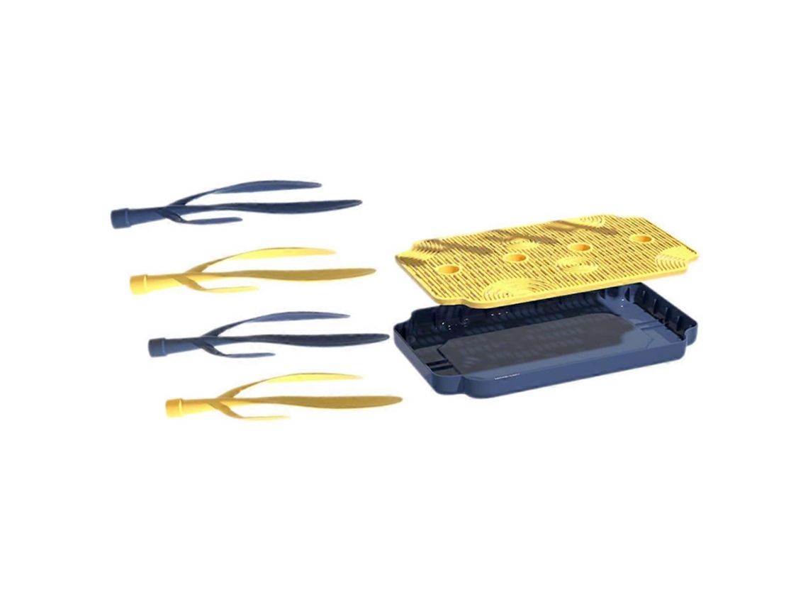 Escurridor de botellas con bandeja antigoteo, soporte de viaje ligero, ideal para botellas, vasos y tazas.
