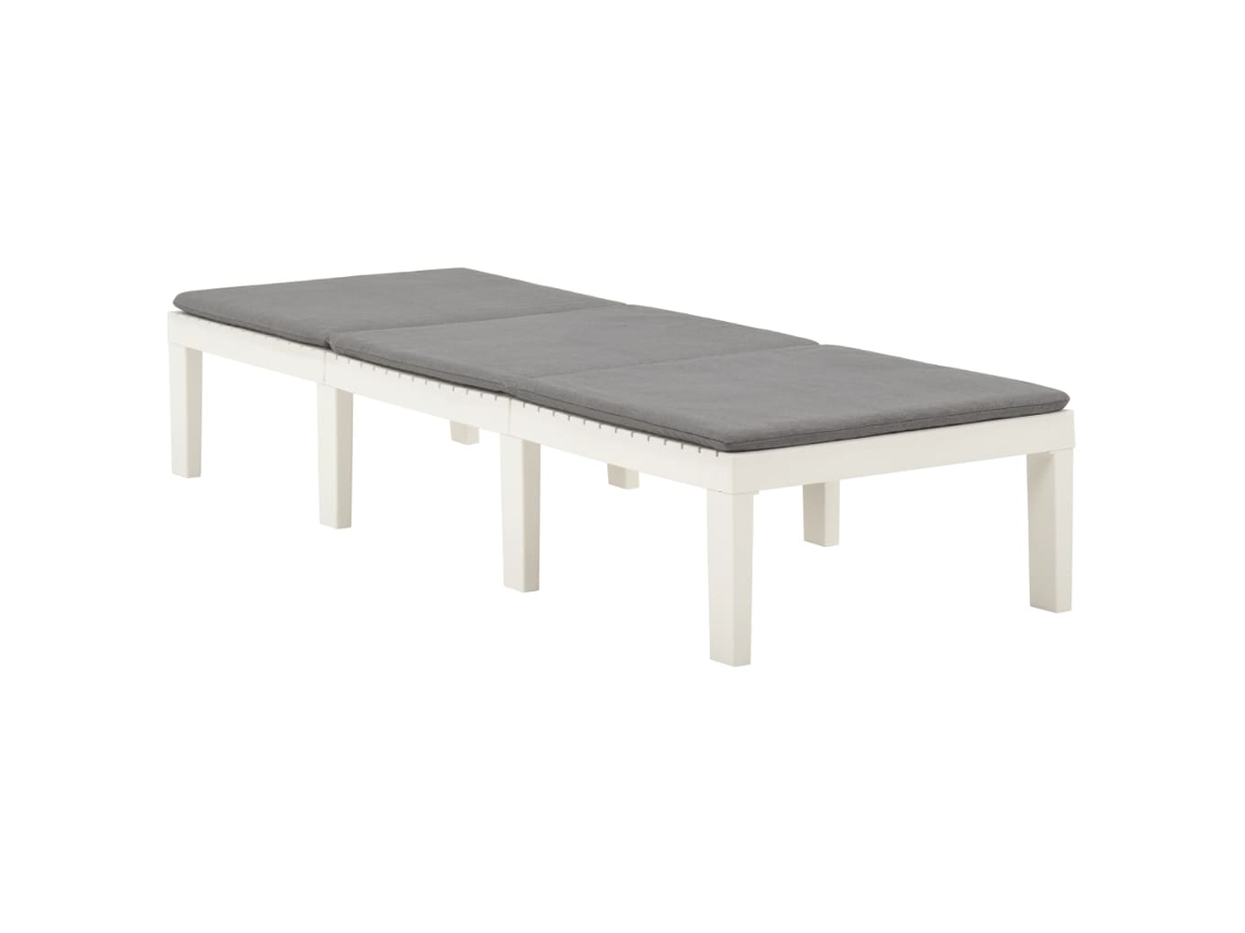 Sillón con cojín de plástico blanco MAISON EXCLUSIVE