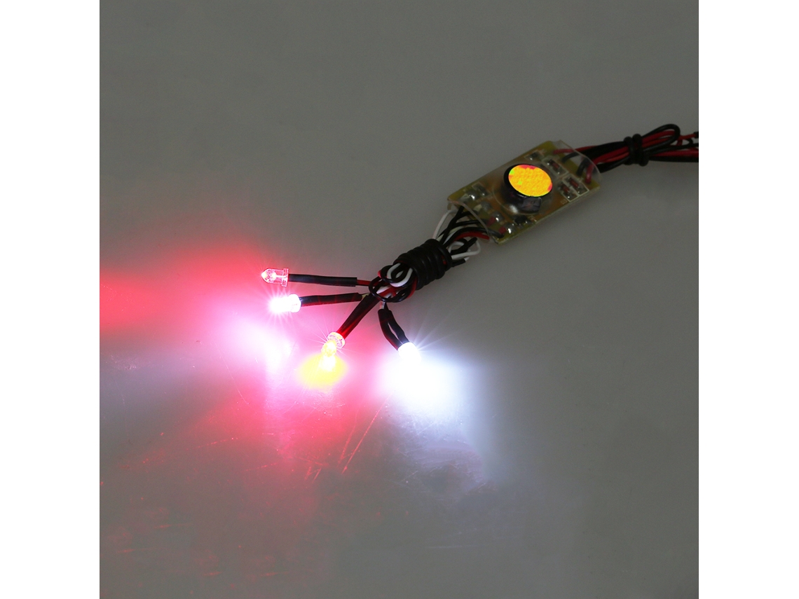 Sistema De Iluminación Led Gtpower Para Coches Rc Mini-z Awd Mr03 Mr02 Iw02 Iw04m 5 Modos