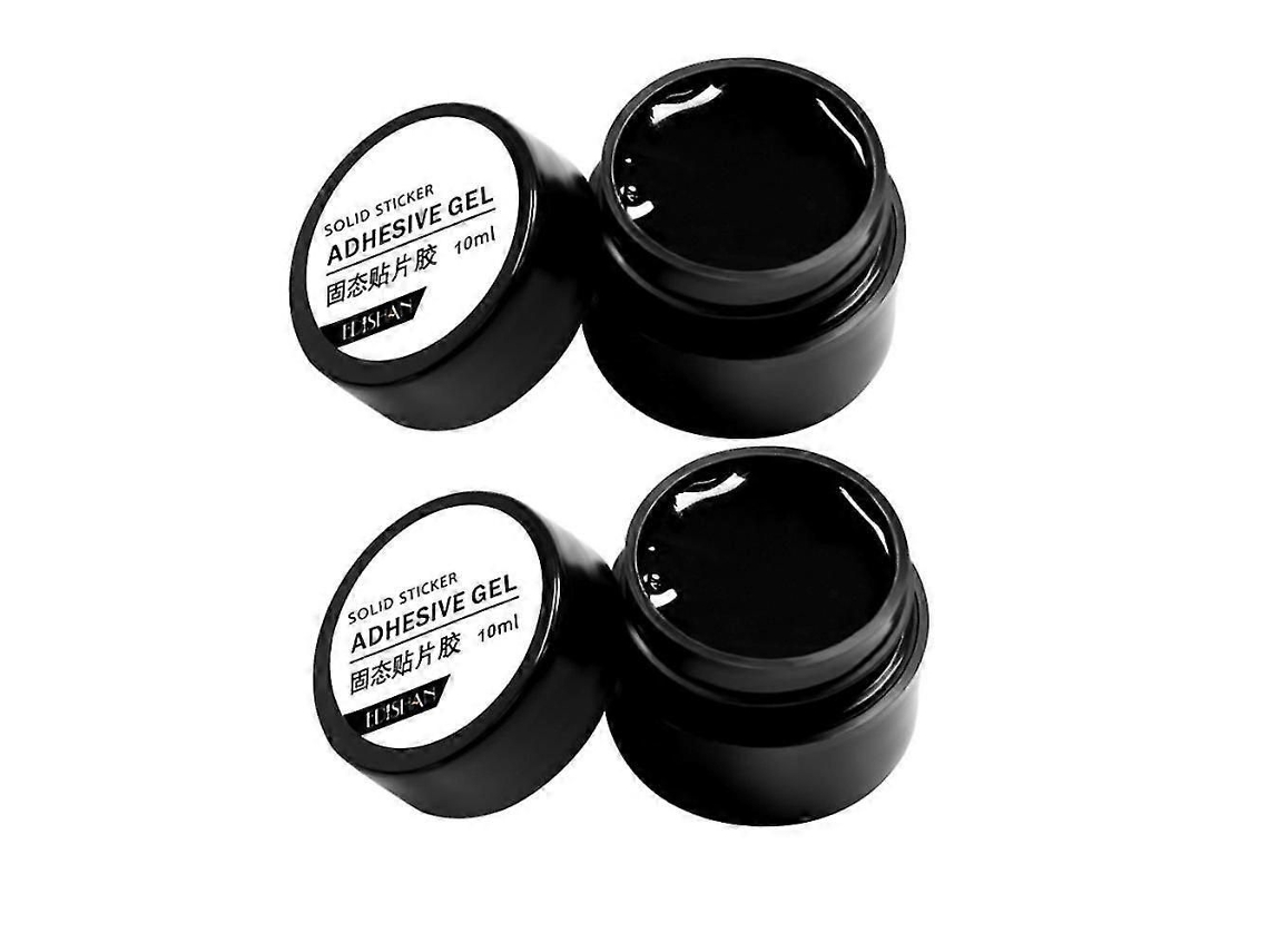 2pcs Sólido Unha Pontas Gel Cola Transparente Uv Led Unha Ferramenta de Extensão do Dedo GOKOCO
