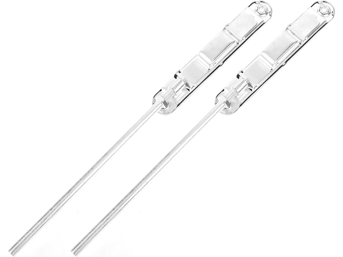 Sistema De Seguridad De Acero Inoxidable Para 2 Puertas Con Cerraduras De Resorte Ocultas.