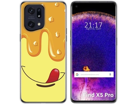 Carcasa para Oppo Find X5 Pro 5G TUMUNDOSMARTPHONE Dibujos Helado Vainilla Multicolor